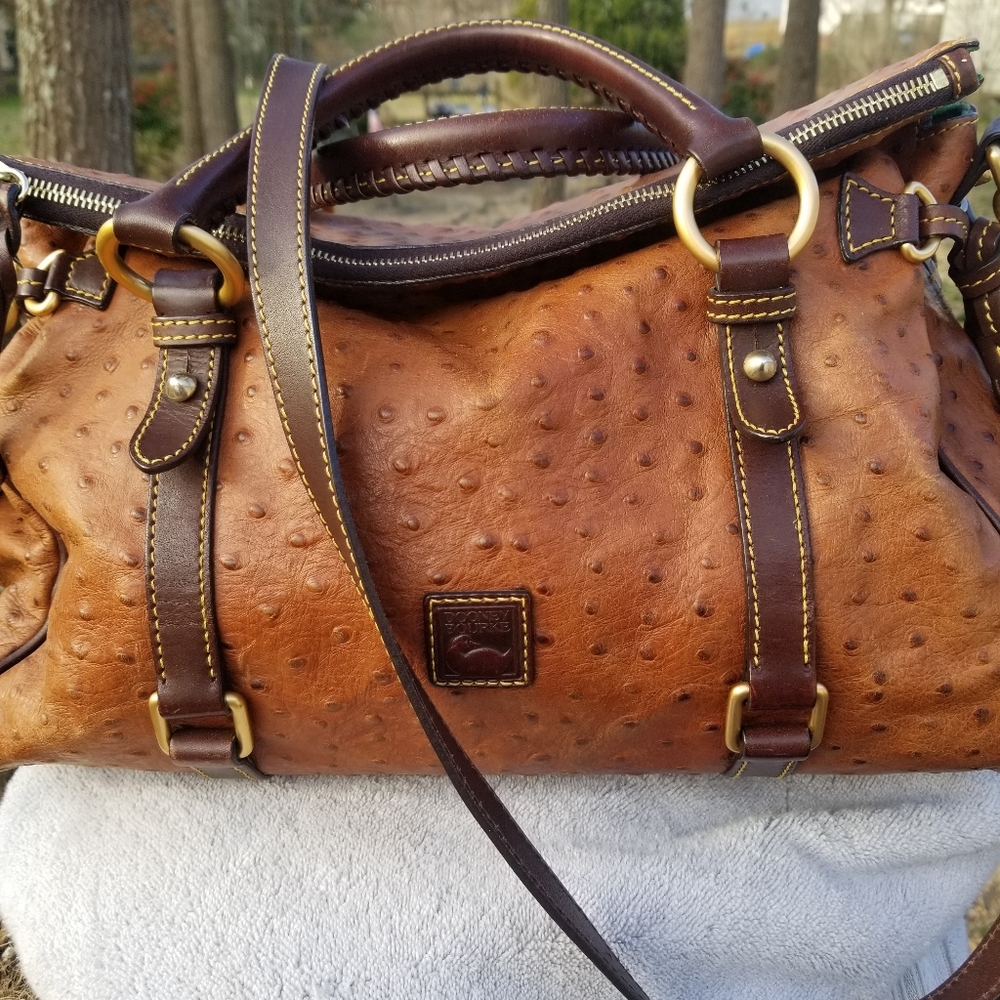 Dooney and Bourke Florentine Ostrich Satchel